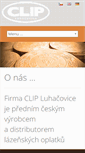 Mobile Screenshot of clipluhacovice.cz