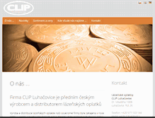 Tablet Screenshot of clipluhacovice.cz